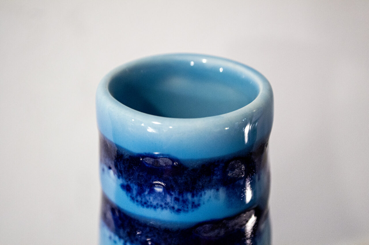 Vaso Blu Anni '70 - immagine 3