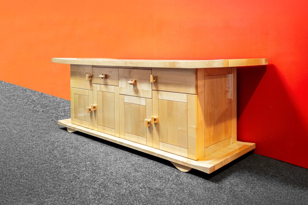 Credenza Acero Anni '60